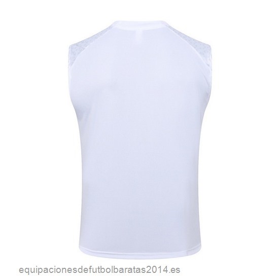 Nuevo Entrenamiento Sin Mangas AC Milan 23/24 Blanco Rojo Baratas